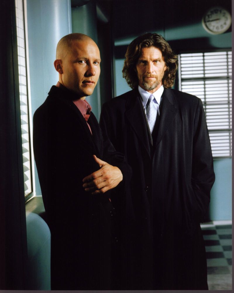 Michael Rosenbaum and John Glover Smallville photo print