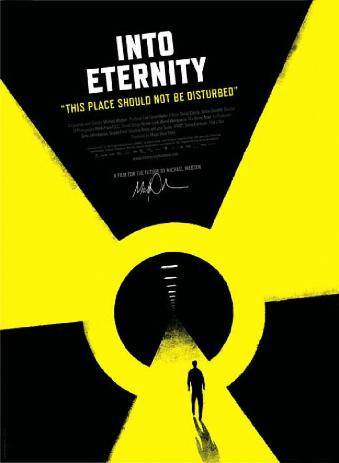 'Into Eternity' movie poster print in 11x17 size.