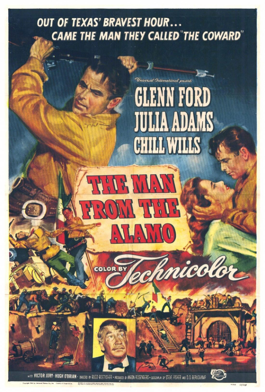 The Man from the Alamo movie poster print in 27x40 size.