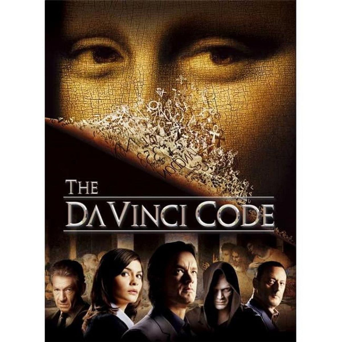 The Da Vinci Code Movie Poster Print - 27 x 40 inches, showcasing iconic film imagery.