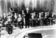 Paul Whiteman performing on stage with his orchestra photo print.