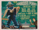 Forbidden Planet movie poster featuring Rob and Leslie Nielsen, 1956.