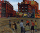 Douglass Square art print by Allan Rohan Crite showcasing vibrant urban life
