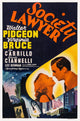 Society Lawyer Movie Masterprint Poster featuring Virginia Bruce and Walter Pidgeon from 1939 in 11 x 17 size.