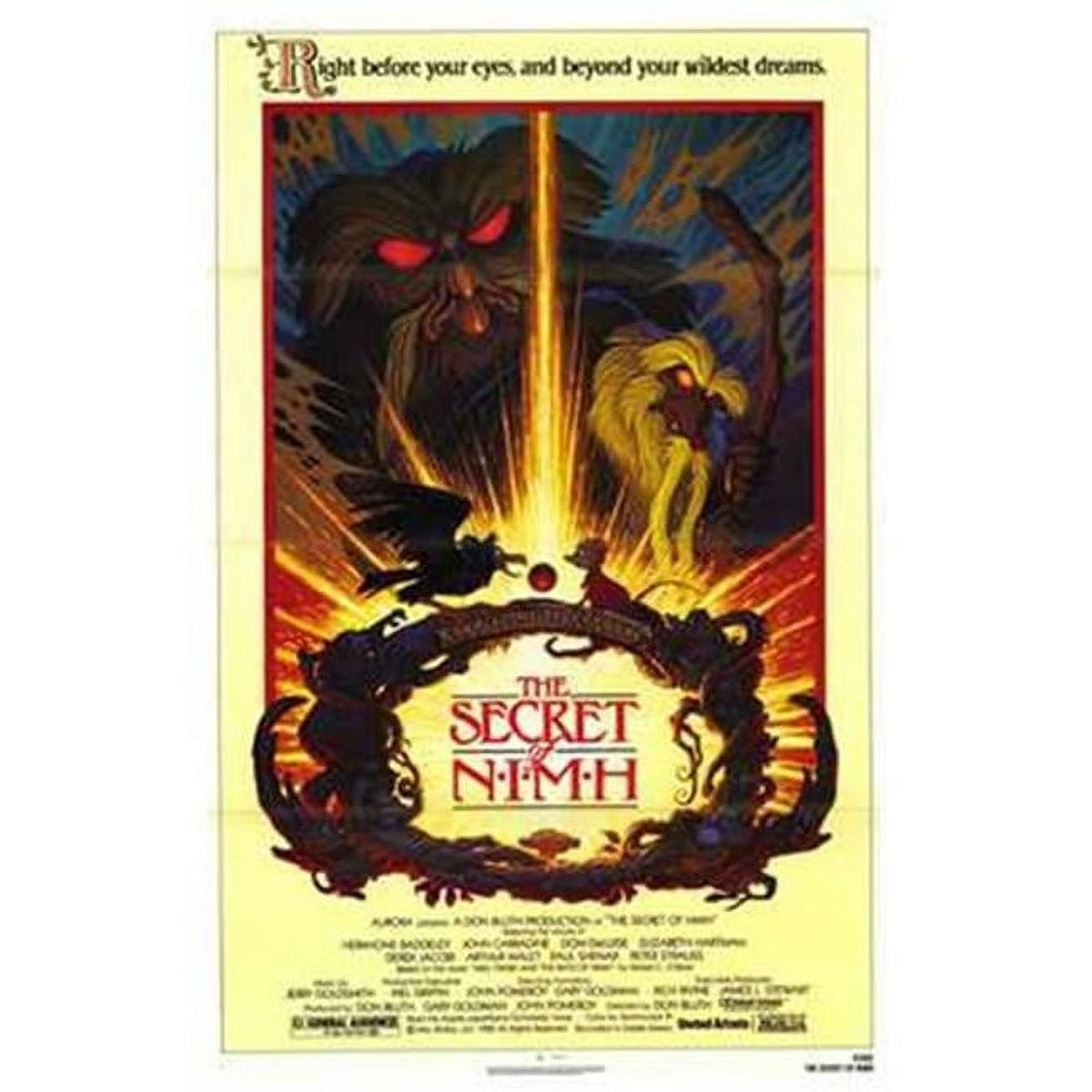 The Secret of NIMH Movie Poster - 11x17 Print