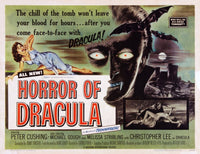 Horror of Dracula Movie Masterprint Poster featuring Christopher Lee, 14x11