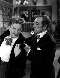 In The Good Old Summertime photo print featuring Judy Garland and Buster Keaton.