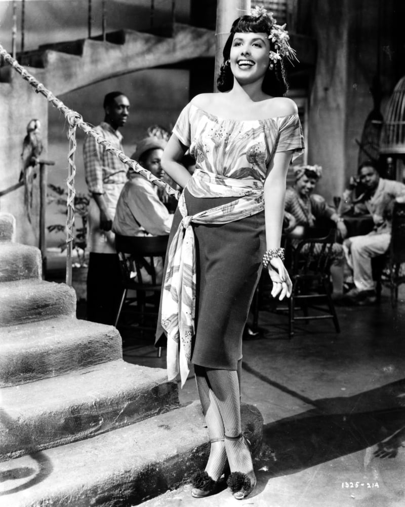 Lena Horne black and white portrait photo print