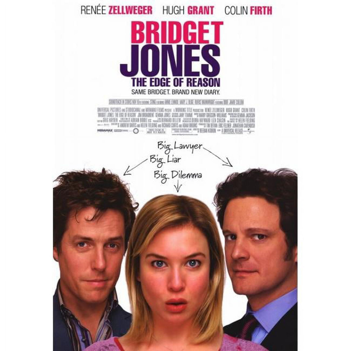 Bridget Jones: The Edge of Reason Movie Poster 11x17