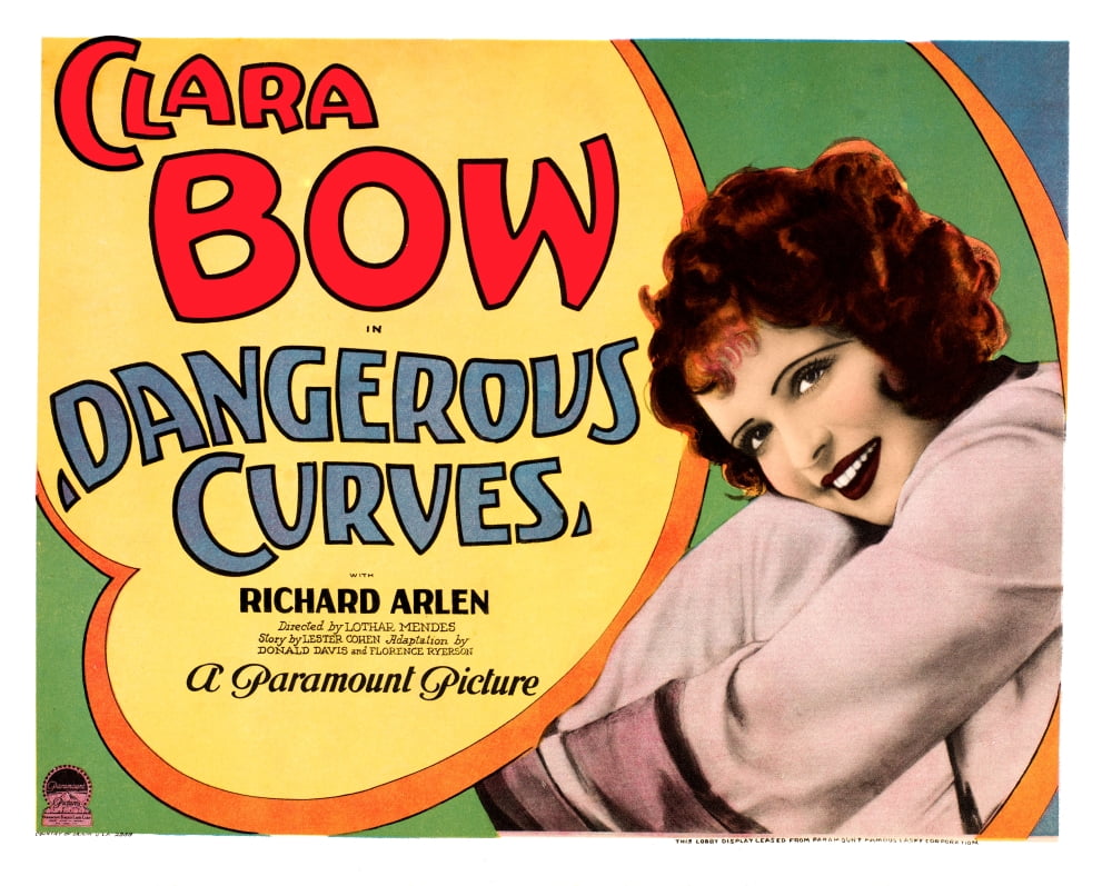 Clara Bow Dangerous Curves 1929 Movie Masterprint Poster