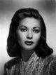 Portrait photo print of Yvonne de Carlo, classic Hollywood star.