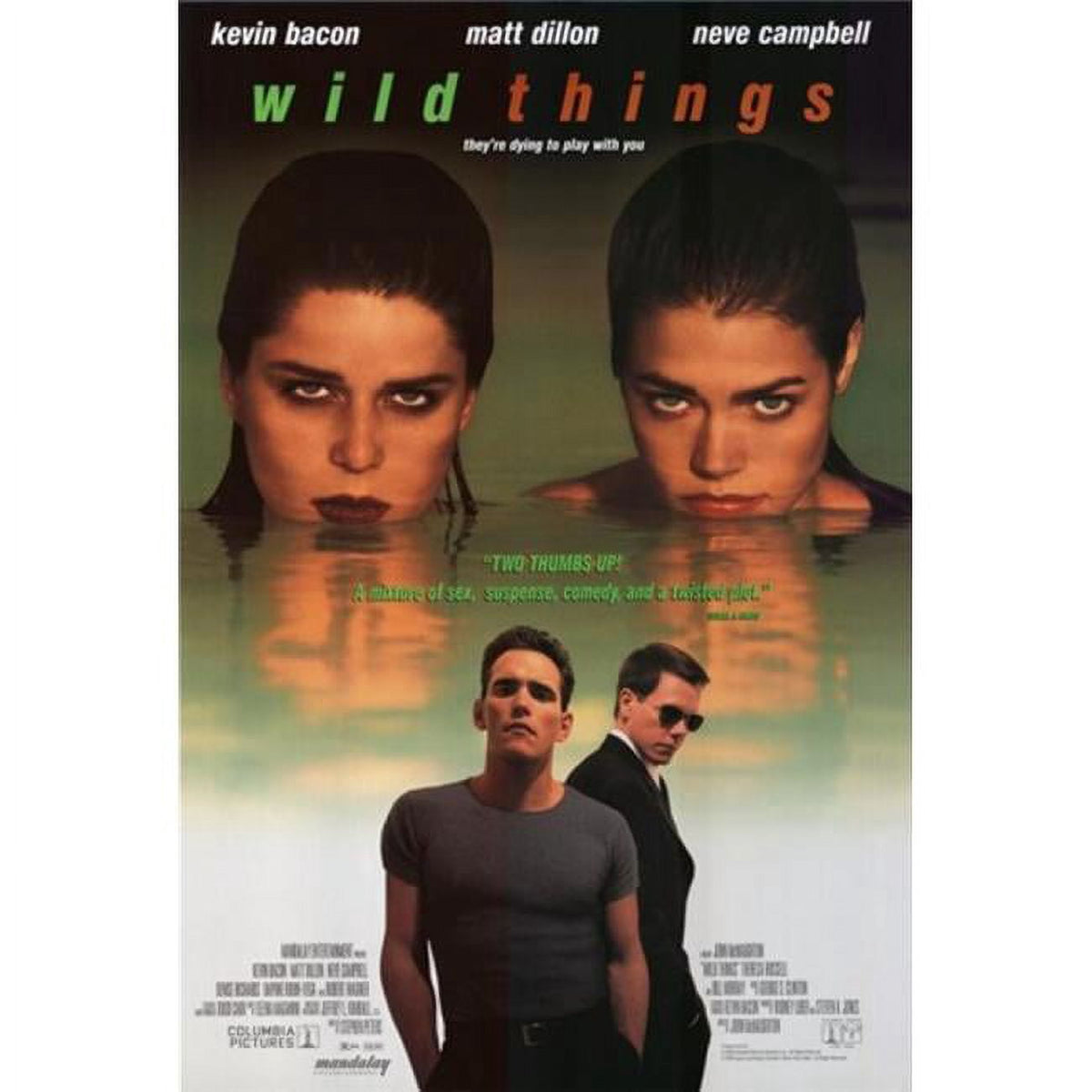 Wild Things Movie Poster 11x17 print featuring iconic film imagery