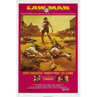 Lawman Movie Poster Print showcasing classic Western theme, 27x40 inches.