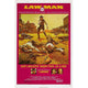 Lawman Movie Poster Print showcasing classic Western theme, 27x40 inches.