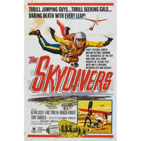 The Skydivers Movie Poster Print 27x40 - Exciting skydiving adventure artwork.