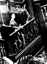 The Magnificent Ambersons photo poster print featuring Agnes Moorehead and Tim Holt, classic film still.