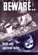 Beware Drink Only Approved Water Vintage Poster Print from 1944