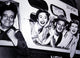 The Honeymooners cast on bus photo print, vintage TV art