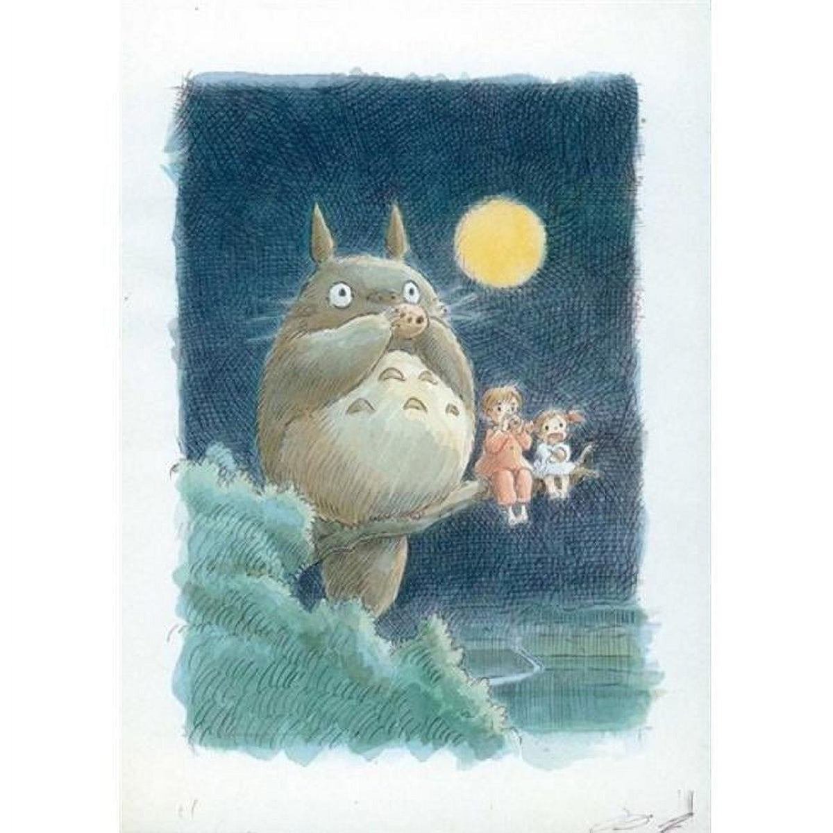 My Neighbor Totoro Movie Poster 11x17 print featuring the iconic character.