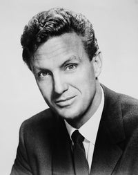 Robert Stack portrait poster print in multiple sizes.
