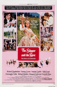 The Slipper and The Rose Cinderella Movie Poster Print featuring Richard Chamberlain and Gemma Craven