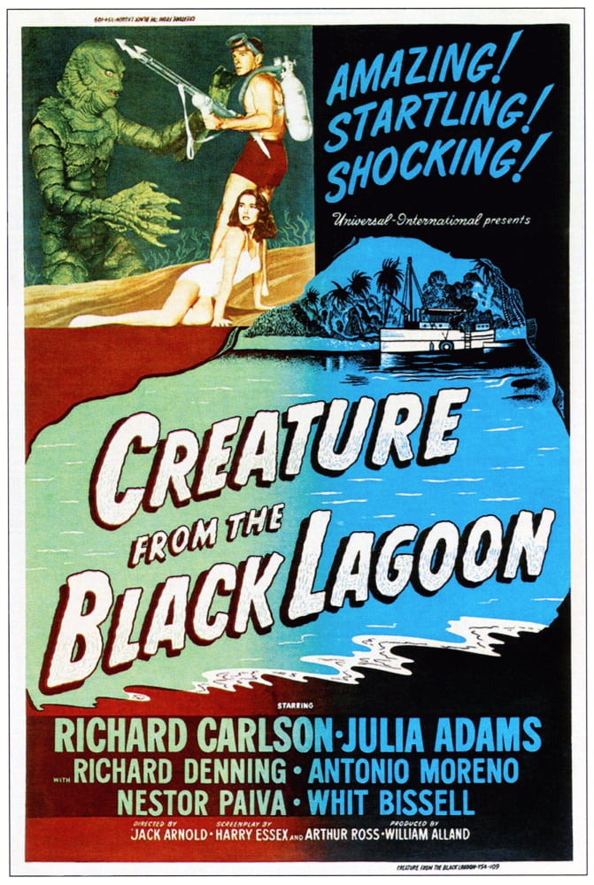 Creature from The Black Lagoon Movie Poster Masterprint 11x17