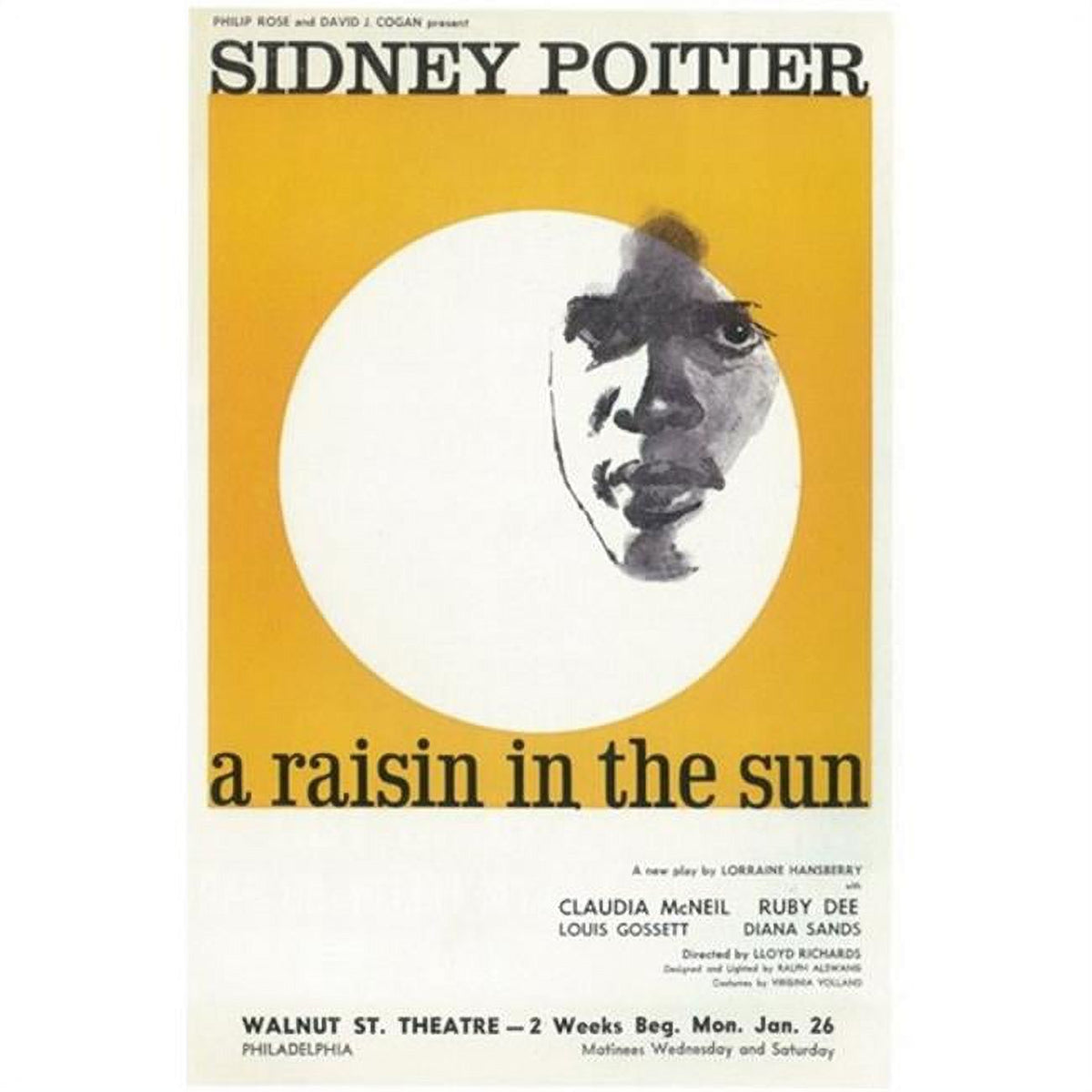 A Raisin In The Sun Broadway movie poster 11x17