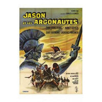 Jason and the Argonauts movie poster 11x17 print showcasing classic film art.