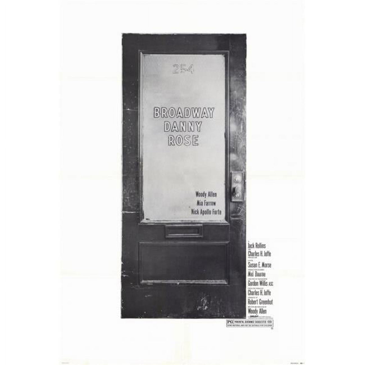 Broadway Danny Rose Movie Poster Print 27x40
