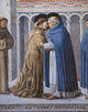 Scenes from the Life Meeting Francis and St Dominic Poster Print