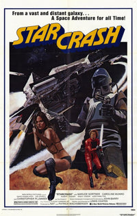 Star Crash Movie Poster 11x17 print featuring sci-fi artwork.