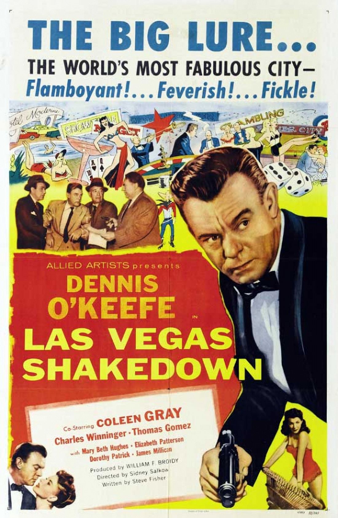Las Vegas Shakedown Movie Poster in 11x17 size.