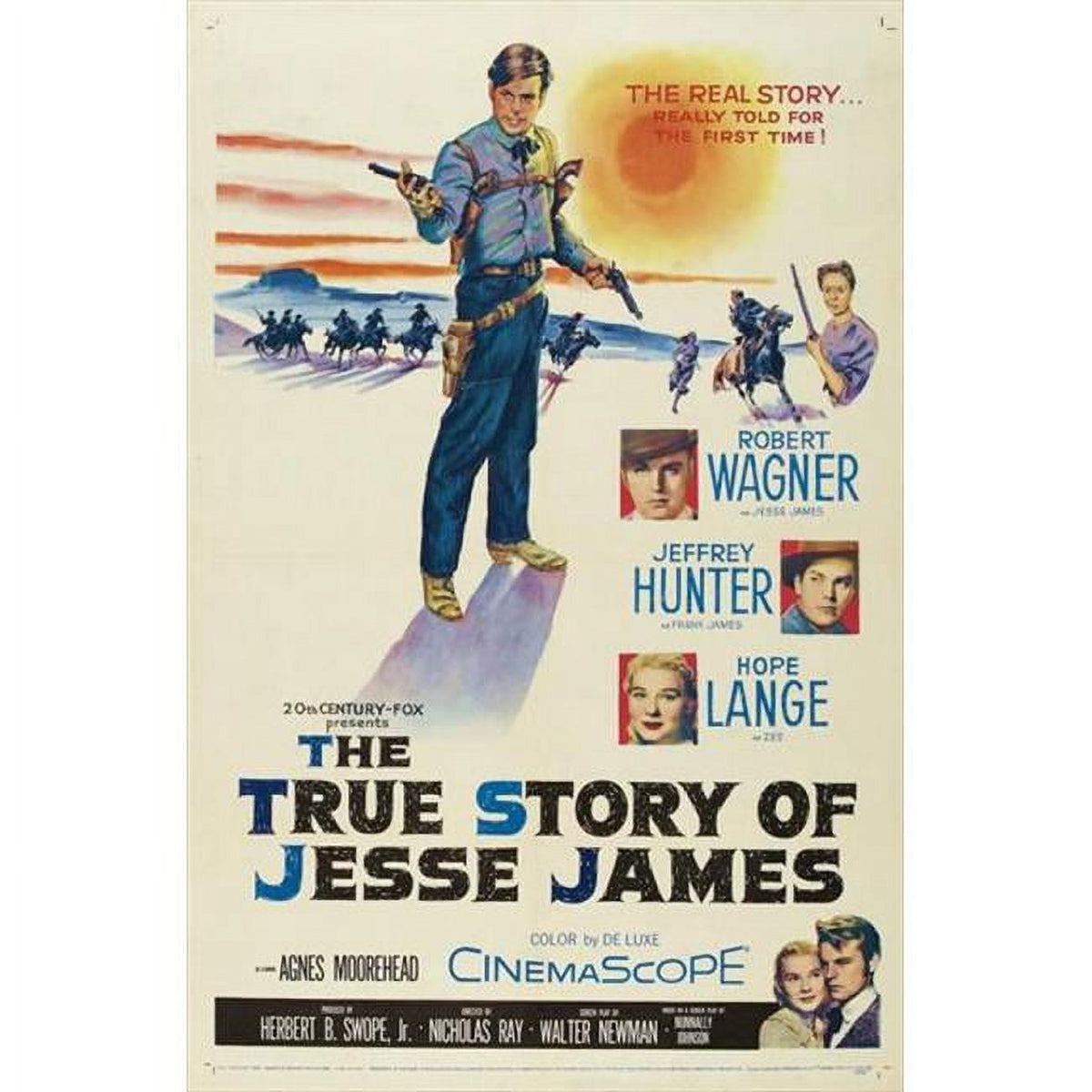The True Story of Jesse James movie poster print in 27x40 size.