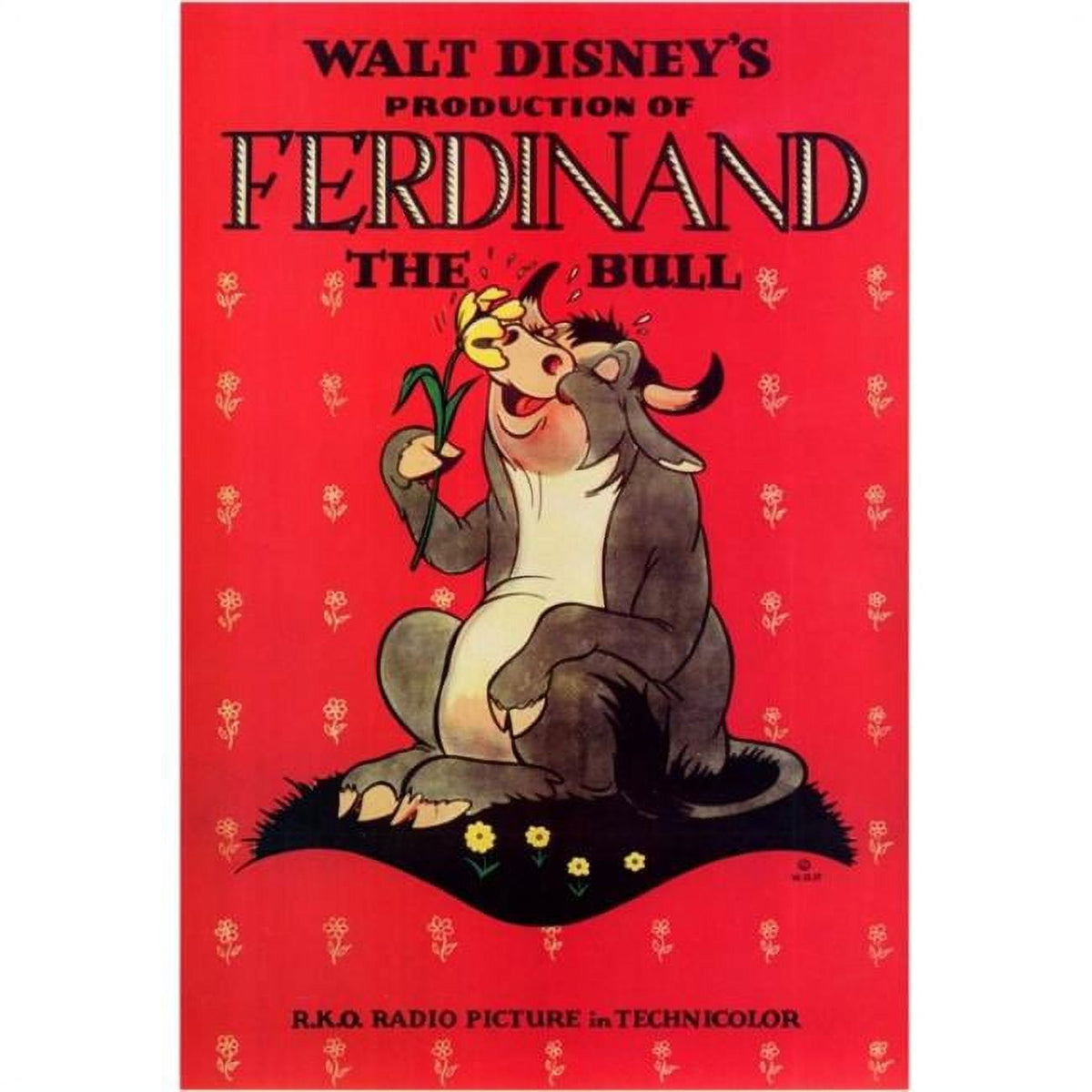 Ferdinand the Bull Movie Poster Print - 27x40 inches
