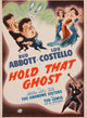 Hold That Ghost movie poster featuring Bud Abbott and Lou Costello.