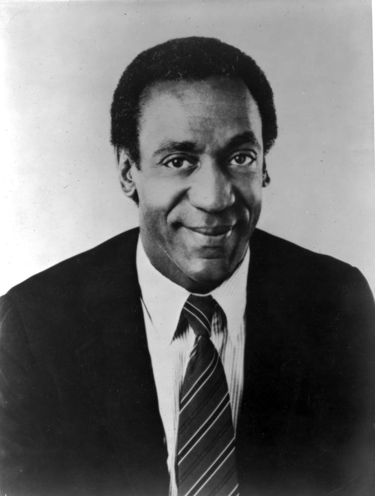 Bill Cosby photo print wearing a striped tie, available in multiple sizes.