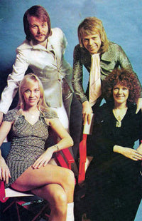 ABBA Group Photo Print showcasing the iconic music group.