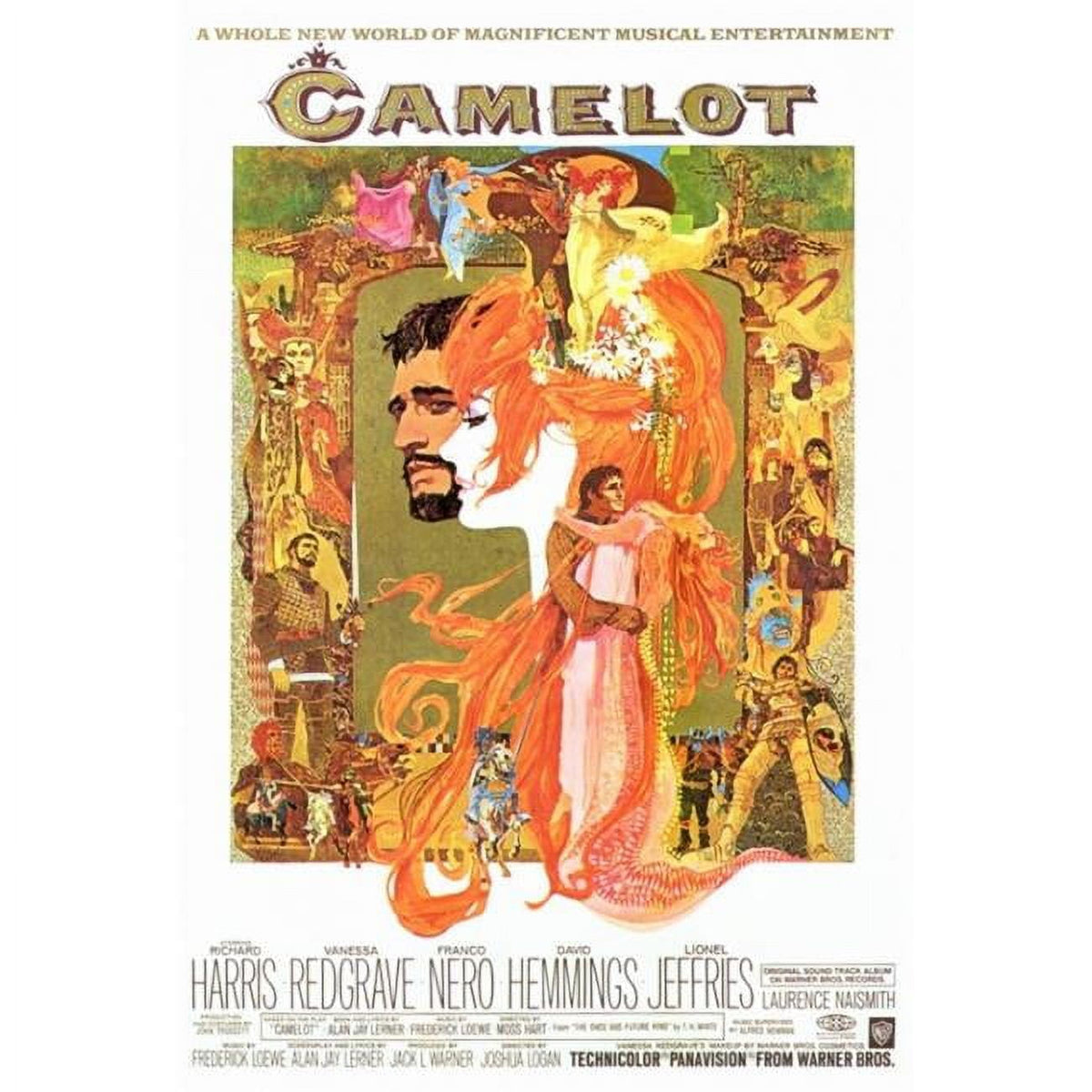 Camelot movie poster print 27x40 - classic film art
