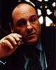 James Gandolfini smoking cigar on set of The Sopranos photo print