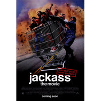 Jackass: The Movie poster print featuring iconic stunts and humor.