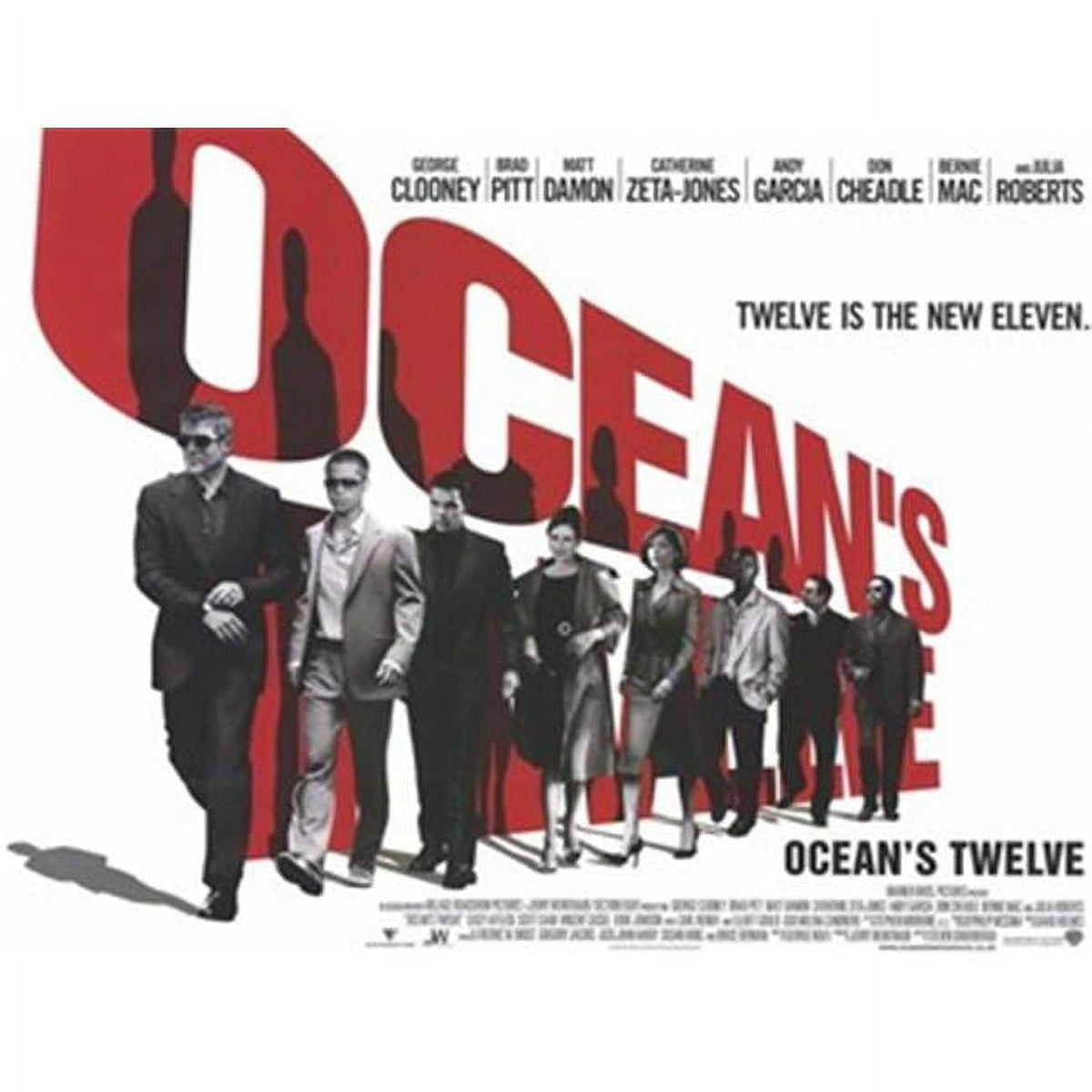 Ocean's Twelve Movie Poster 17x11 print showcasing action and drama.