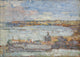 View of Belgrade poster print by Kosta Milićević showcasing the beauty of Serbia's capital.