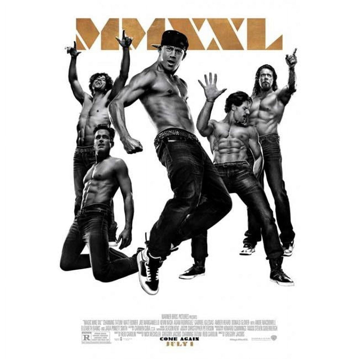 Magic Mike XXL Movie Poster 11x17 print for home decor.