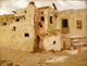 Walpi Pueblo art print by Eanger Irving Couse showcasing Native American culture.