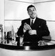 Fernandel Mixing a Cocktail at His Home Bar 1958 Photo Print