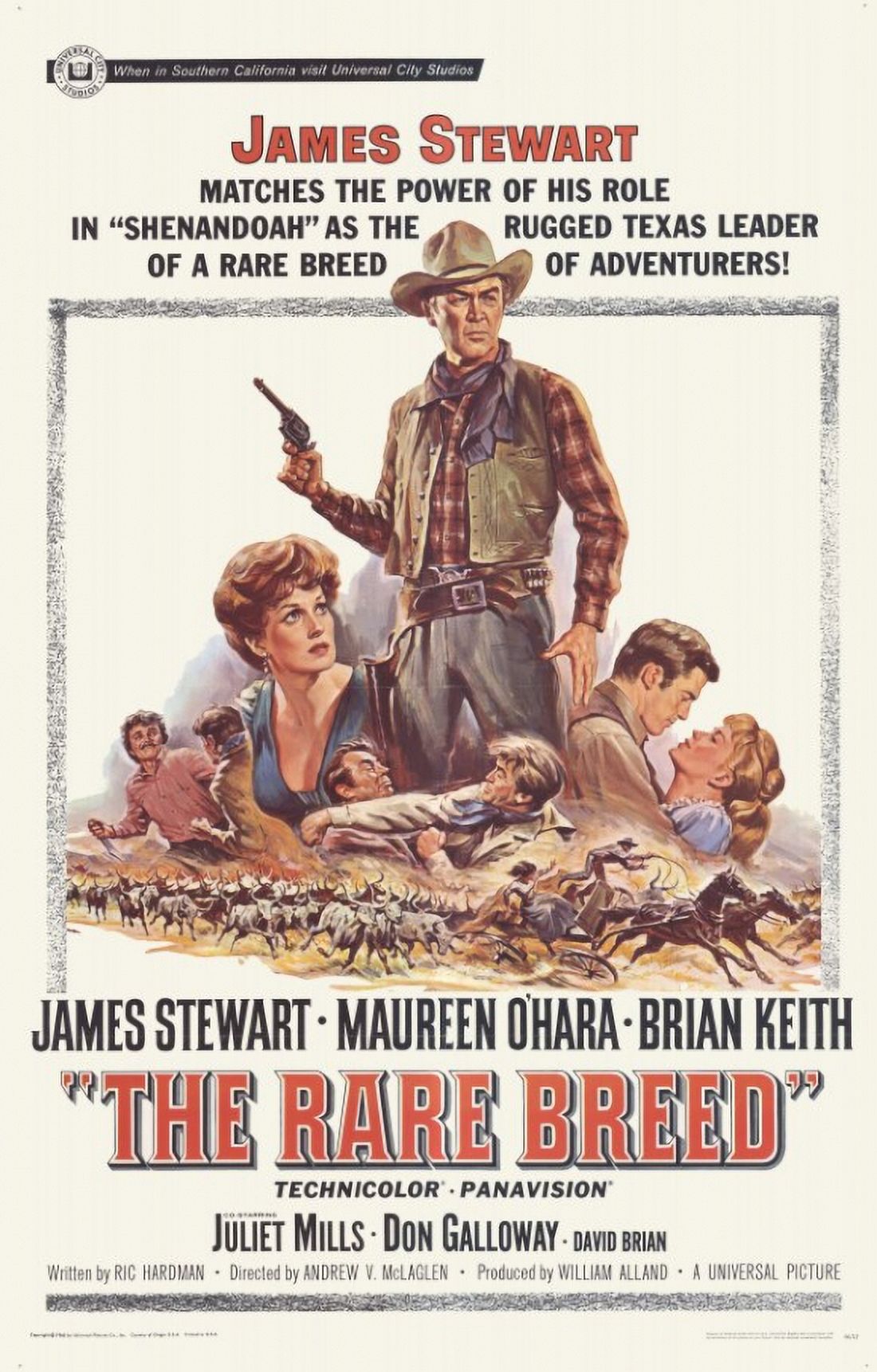 The Rare Breed Movie Poster 11x17 print showcasing cinematic imagery.