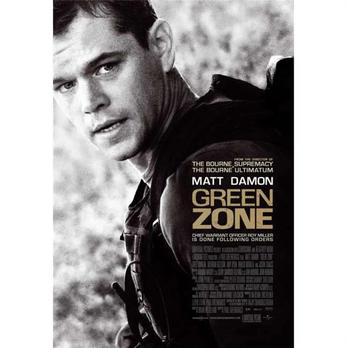 Green Zone Movie Poster Print 27x40