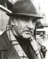 Sean Connery in a trilby hat photo print, classic cinema icon