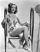 Barbara Britton Floral Swimwear Photo Print 8x10
