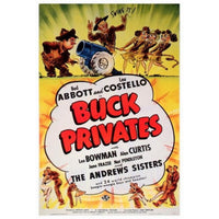 Buck Privates movie poster print in 27x40 size.